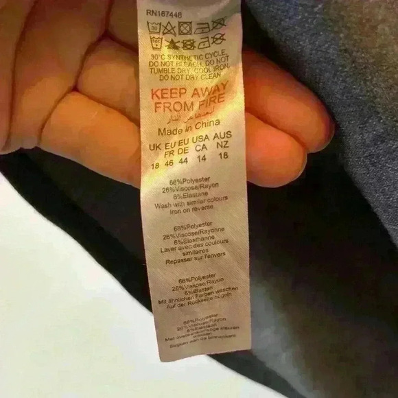 NWT Pretty Little Thing Shape  Blue Woven Micro Mini Skirt - Picture 8 of 10